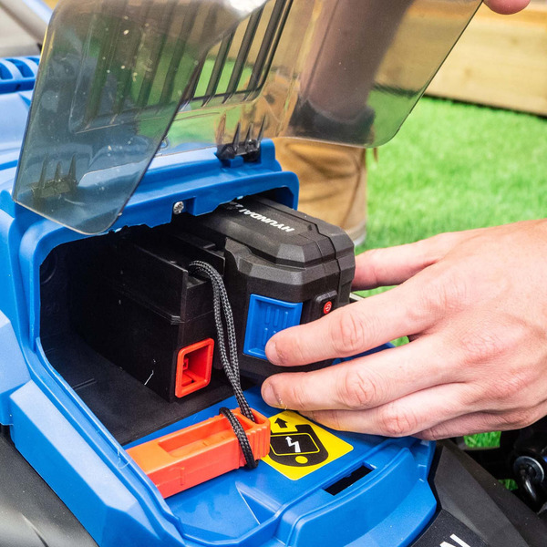 Hyundai 12.6 /32cm Cordless 20V MAX 4Ah Li-Ion Battery Hand Push Lawnmower | HY2193