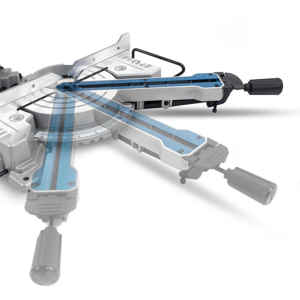 Hyundai 2000W Sliding Mitre Saw 255mm Blade & Vacuum Cleaner 1200W Bundle