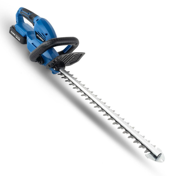 Hyundai 20V MAX 510mm Cordless Hedge Trimmer 2Ah Li-Ion Battery Powered & GardenTek Folding Trolley on Wheels, Garden Trolley 120kg | HY2188+GTW220