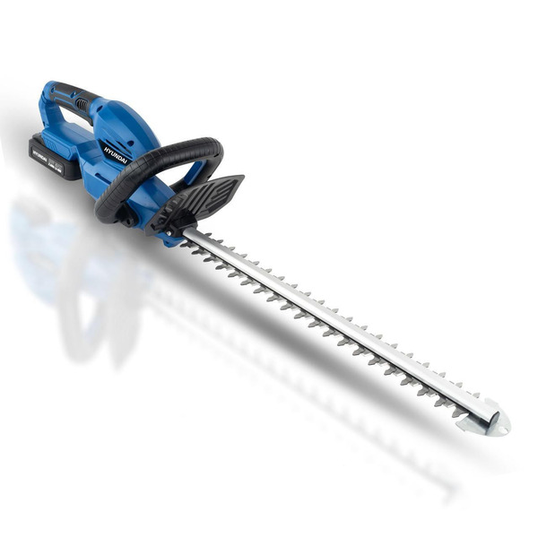 Hyundai 20V MAX 510mm Cordless Hedge Trimmer 2Ah Li-Ion Battery Powered & GardenTek Garden Trolley on Wheels, 120kg Load with Brakes | HY2188+GTW260