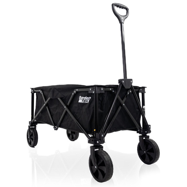 Hyundai 26cc 600mm Petrol Hedge Trimmer Cutter, Easy-Start & Lightweight 2-stroke & GardenTek Folding Trolley on Wheels, Garden Trolley 120kg | HYHT2600X+GTW220