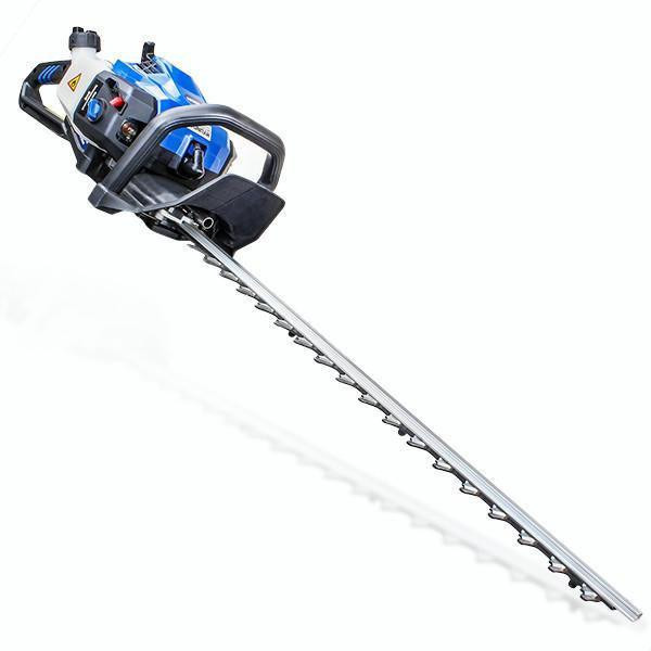 Hyundai 26cc 600mm Petrol Hedge Trimmer Cutter, Easy-Start & Lightweight 2-stroke & GardenTek Garden Trolley on Wheels, 120kg Load with Brakes | HYHT2600X+GTW260