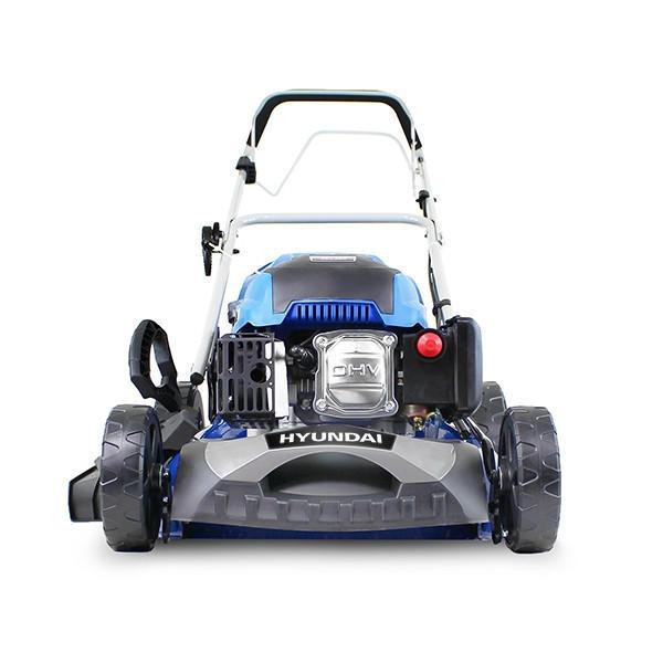 Hyundai 18 / 46cm Cut 139cc Petrol Self Propelled Mulching Lawnmower And Extras