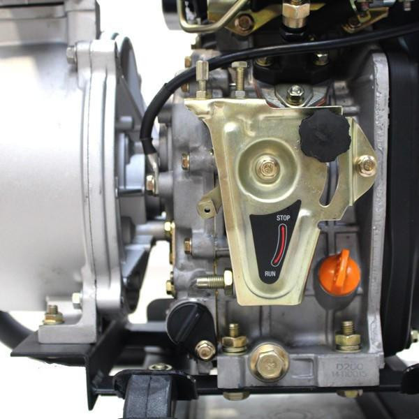 Hyundai Diesel Water Pump Electric Start Commercial 60,000 L/HR + 2 Hoses