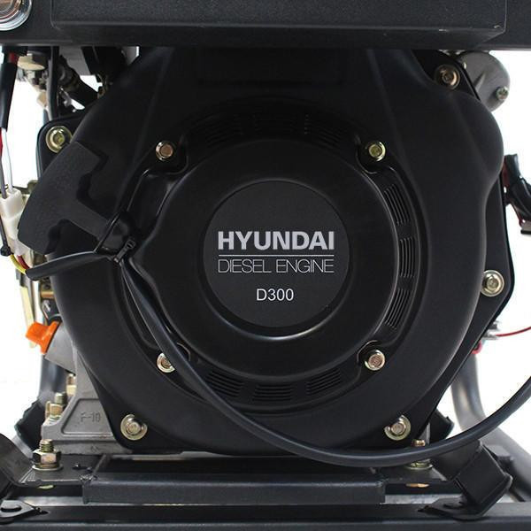 Hyundai Diesel Water Pump Electric Start Commercial 60,000 L/HR + 2 Hoses