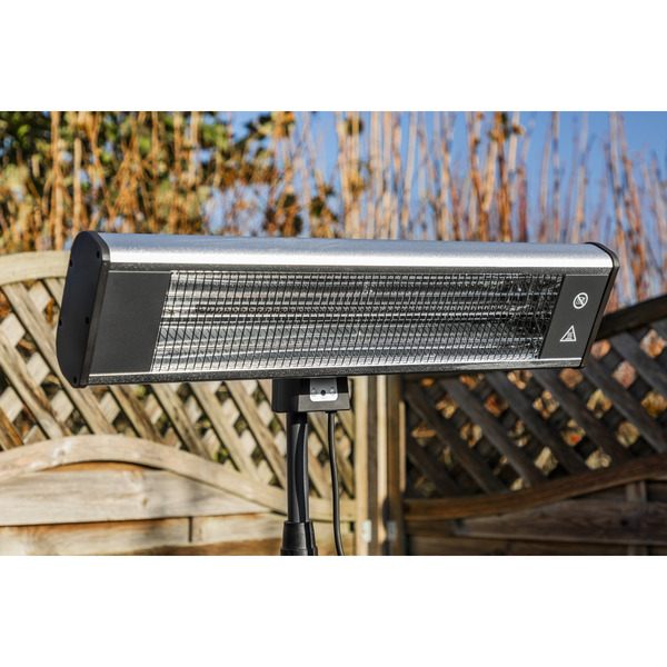 Sealey IFSH1809R High Efficiency Carbon Fibre Infrared Patio Heater with Telescopic Floor Stand 1800W/230V