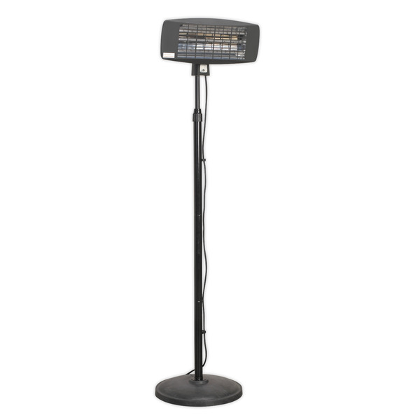Sealey IFSH2003 Infrared Quartz Patio Heater with Telescopic Floor Stand 2000W/230V