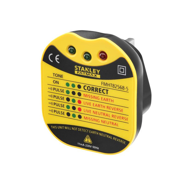 STANLEY® INT582568 Intelli Tools FatMax® UK Wall Plug Tester