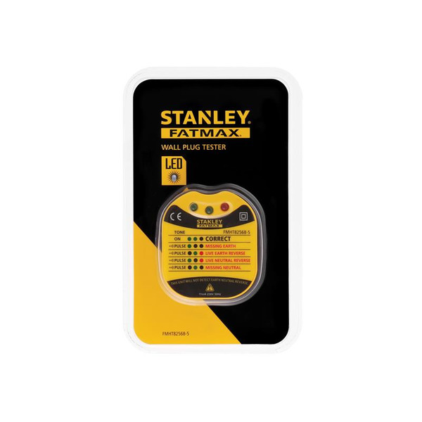 STANLEY® INT582568 Intelli Tools FatMax® UK Wall Plug Tester