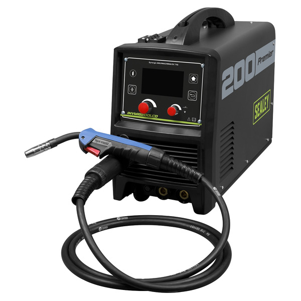Sealey Premier MIG, TIG & MMA Inverter Welder with LCD Screen 200A