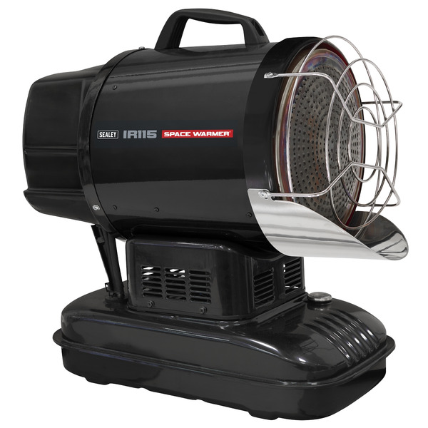 Sealey IR115 Infrared Space Warmer&reg; Kerosene/Diesel Heater 51,000Btu/hr