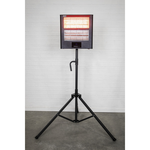 Infrared Quartz Heater with Tripod Stand 230V 1.4/2.8kW
