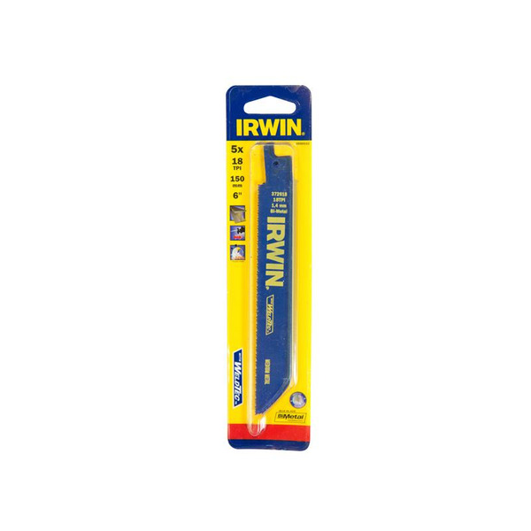 IRWIN® IRW10504153 618R Sabre Saw Blade Metal Cutting 150mm 18 TPI (Pack 5)