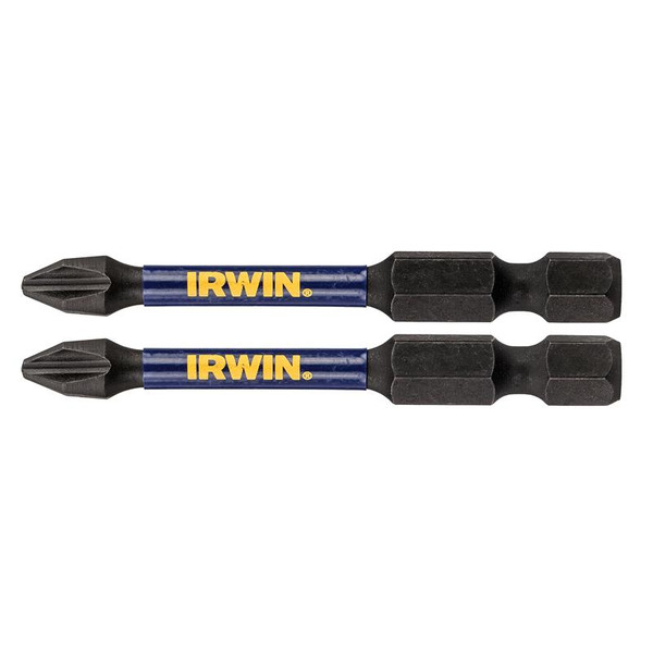 IRWIN® IRWIW6061306 Impact Pro Performance Screwdriver Bits PH2 57mm (Pack 2)