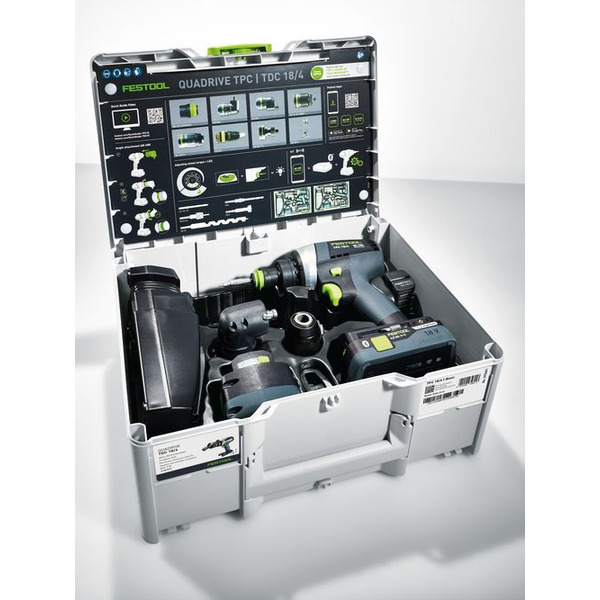 Festool Cordless percussion drill QUADRIVE TPC 18/4-Basic