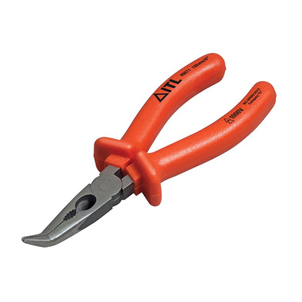 ITL00071 ITL Insulated Insulated Bent Nose Pliers 150mm