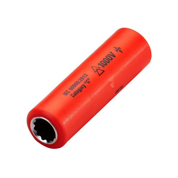 ITL01371 ITL Insulated Insulated 1/2in Drive Deep Socket 12mm