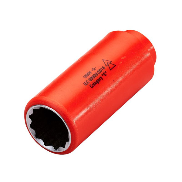ITL01481 ITL Insulated Insulated 1/2in Drive Deep Socket 23mm