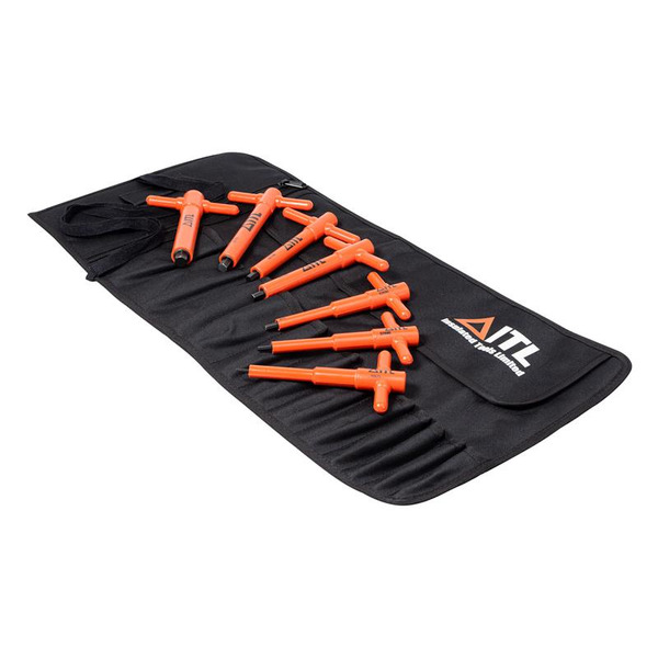 ITL02665 ITL Insulated Insulated T-Handle Hex Key Set, 6 Piece