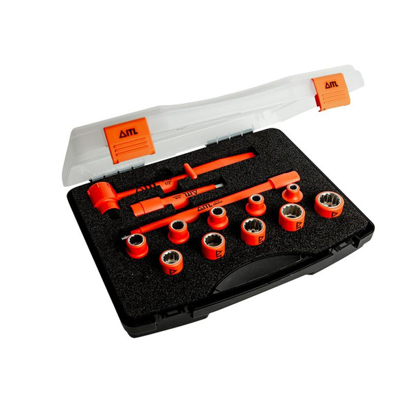 ITL03180 ITL Insulated Insulated 1/2in Drive Socket Set, 13 Piece