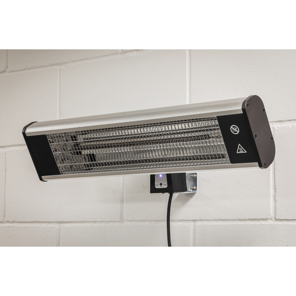 Sealey IWMH1809R High Efficiency Carbon Fibre Wall Mounting Infrared Heater 1800W/230V