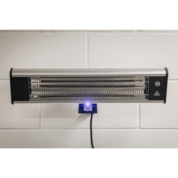 Sealey IWMH1809R High Efficiency Carbon Fibre Wall Mounting Infrared Heater 1800W/230V