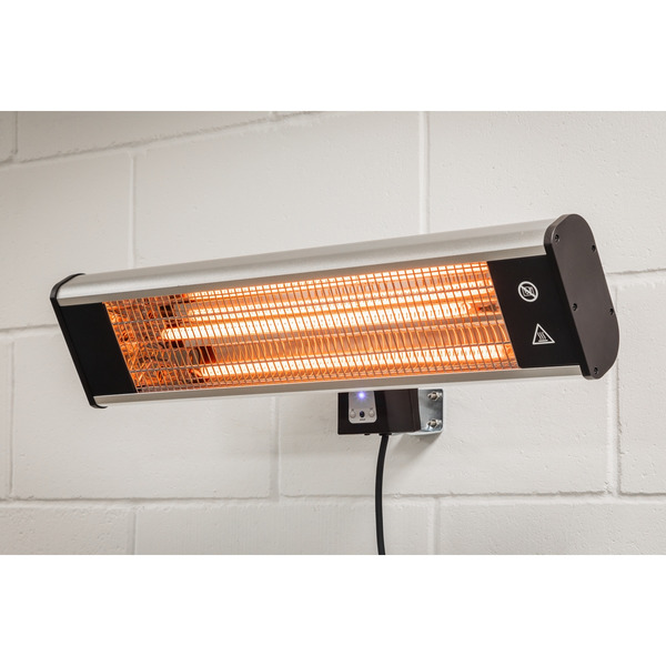 Sealey IWMH1809R High Efficiency Carbon Fibre Wall Mounting Infrared Heater 1800W/230V
