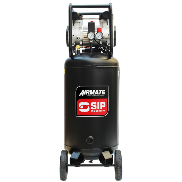 SIP DD 3hp 100ltr Low Noise Oil-Free Vertical Direct Drive Compressor - 05484