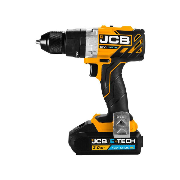 JCB 18V 65Nm Brushless Combi Drill with 3.0Ah Li-ion Battery & 18V 2.4A Fast Charger | 21-18BLCD-3CX-B