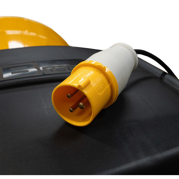 JCB 110V 134L Seam Welded Tip Up Cement Mixer 550W Electric Motor | JCB-CM150E-110