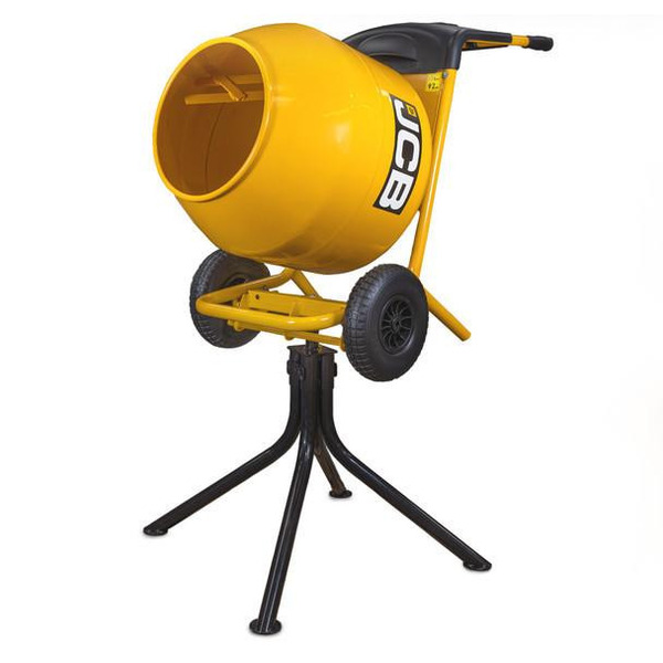 JCB Electric 230V 134L Seam Welded Cement Mixer 550W 100L Working Capacity | JCB-CM150E
