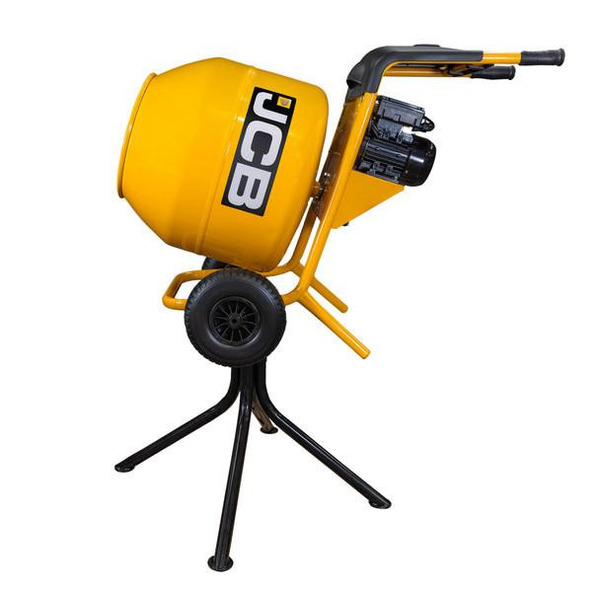 JCB Electric 230V 134L Seam Welded Cement Mixer 550W 100L Working Capacity | JCB-CM150E