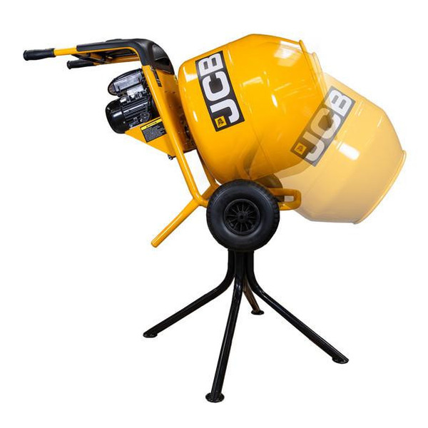 JCB Electric 230V 134L Seam Welded Cement Mixer 550W 100L Working Capacity | JCB-CM150E