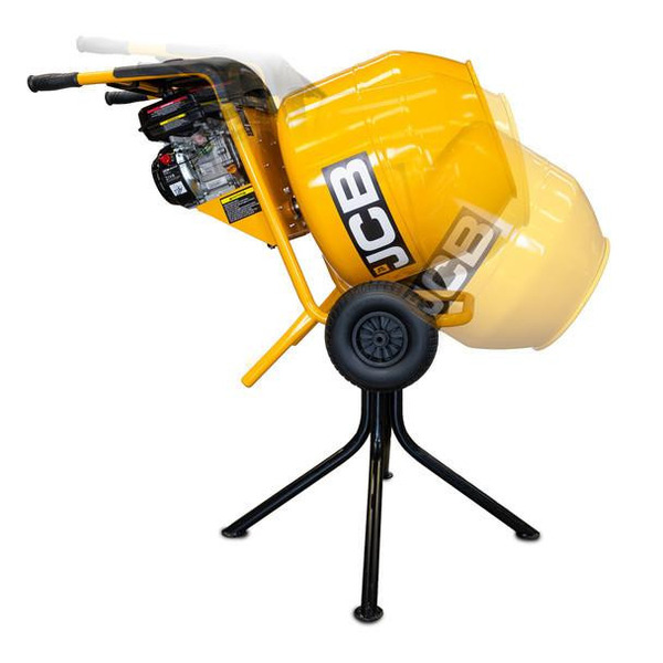 JCB Petrol 133cc 134L Seam Welded Cement Mixer 100L Working Capacity | JCB-CM150P
