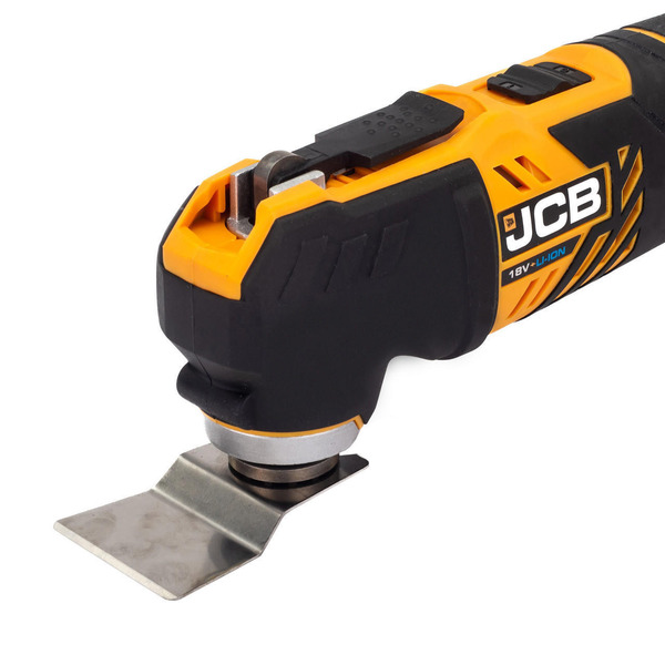 JCB 18V Cordless Multi-Tool, 2-5.0AH Li-Ion Battery Options, Quick Change Blade | 21-18MT-B, Bare Unit