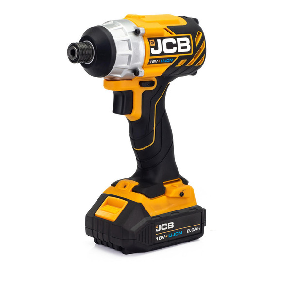 JCB 18V B/L Combi Drill B/L Impact Driver Multi Tool Kit 2x 2.0ah Lithium-Ion Batteries and charger in 26 wheeled kit bag | 21-18TPKMT-2