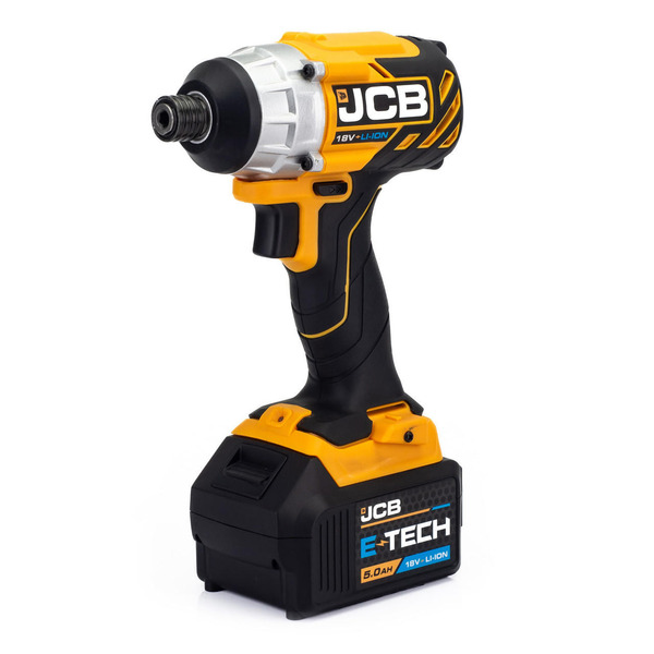 JCB 18V B/L Combi Drill B/L Impact Driver Multi Tool Kit 2x 5.0ah Lithium-Ion Batteries and super fast charger in 26 wheeled kit bag | 21-18TPKMT-5