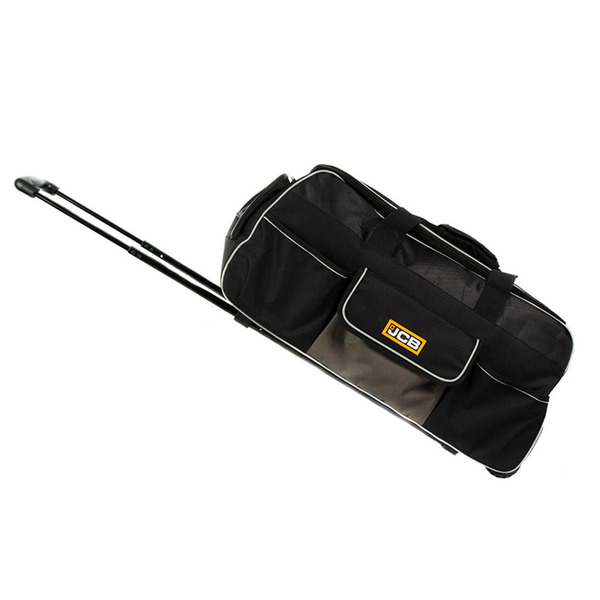 JCB 18V B/L Combi Drill B/L Impact Driver Multi Tool Kit 2x 5.0ah Lithium-Ion Batteries and super fast charger in 26 wheeled kit bag | 21-18TPKMT-5