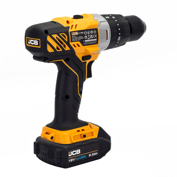 JCB 18V Combi Drill Multi Tool Kit 2x 2.0ah Lithium-Ion Batteries and charger in 20 kit bag | 21-18MTCD-2
