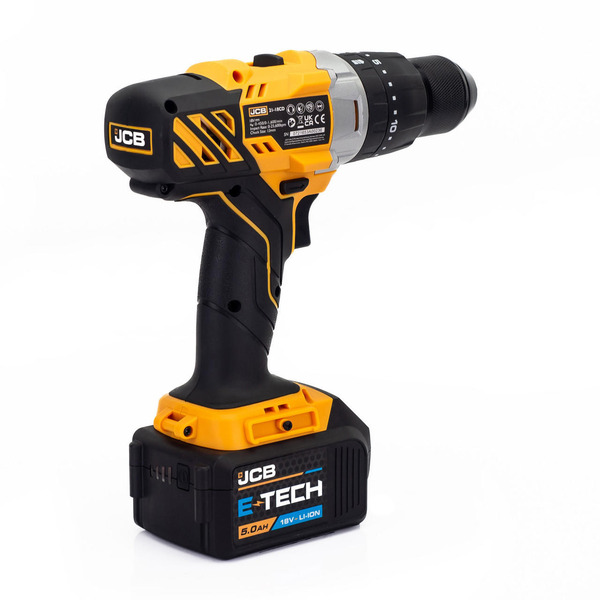 JCB 18V Combi Drill Multi Tool Kit 2x 5.0ah Lithium-Ion Batteries and super fast charger in 20 kit bag | 21-18MTCD-5