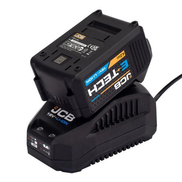 JCB 18V Jigsaw 1x4.0Ah Lithium-Ion Battery and charger in 20 kit bag | 21-18JS-4X-BG