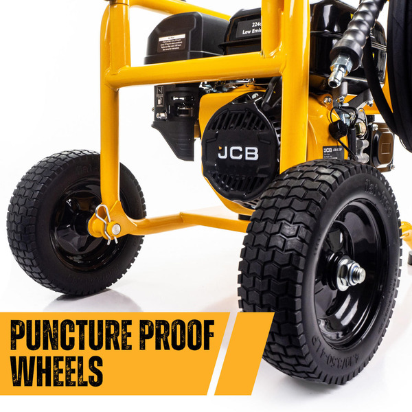 JCB Petrol Pressure Washer 3100psi / 213bar, Annovi Reverberi Triplex AR pum, 10.7L/min Flow Rate, 224cc JCB Engine | JCB-PW7532P
