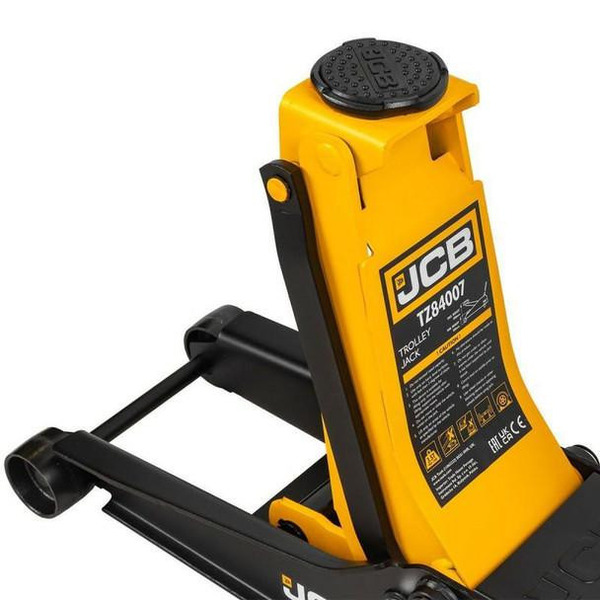 JCB 3.5 Tonne Hydraulic Jack, Low-Profile, Quick-lift, Double-Piston | JCB-TZ84007