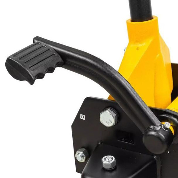 JCB 3 Tonne Hydraulic Trolley Jack, Quick Lift Pedal, 500mm Max Height, and Rubber Pad for Vehicle Protection | JCB-T83502