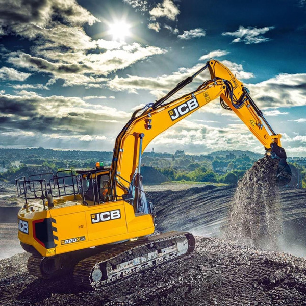 JCB 42'' Roller Cabinet and Top Tool Chest Stack with Excavator Wrap | JCBEXCSTACK