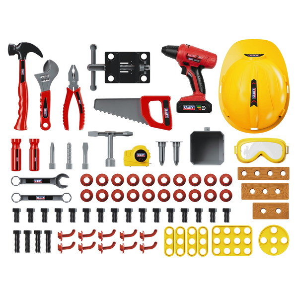 Sealey JTK2 Junior Toy Tool Kit with Workbench 90pc