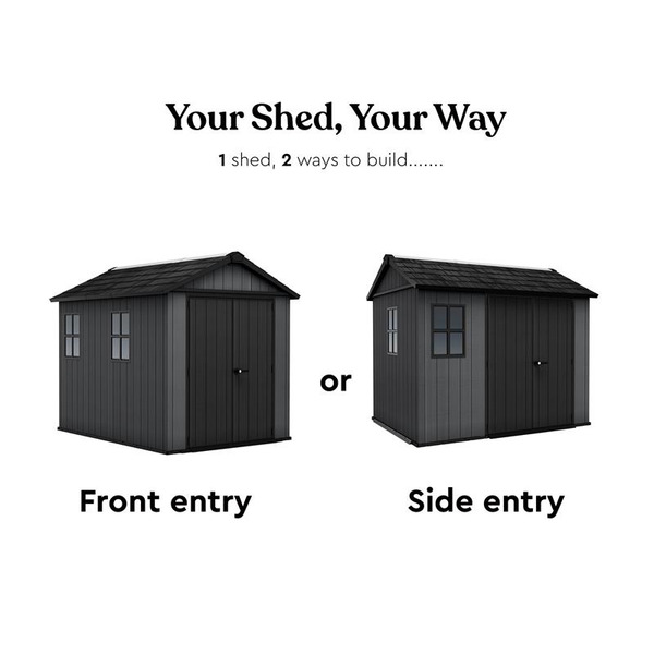 Keter KET259689 Newton Plus Shed 9.5 x 7ft