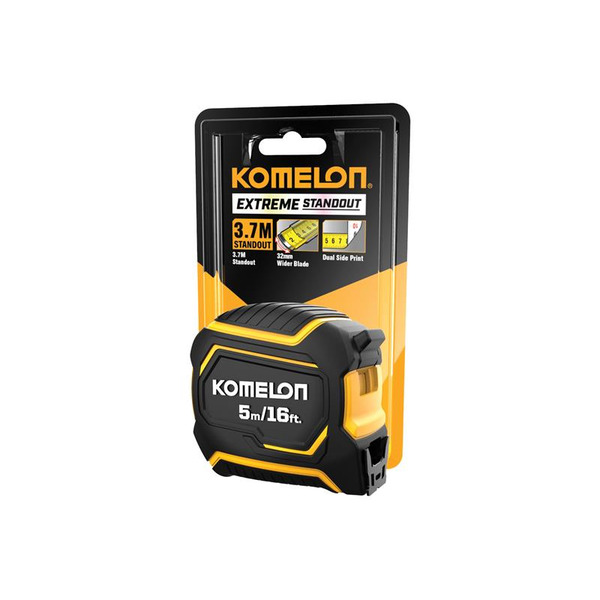 Komelon KOMPWB52E Extreme Tape Measure Stand-out Pocket Tape 5m/16ft (Width 32mm)