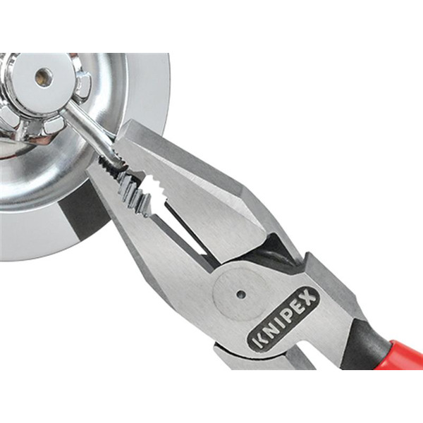 02 01 180 High Leverage Combination Pliers Plastic Coated Grip 180mm