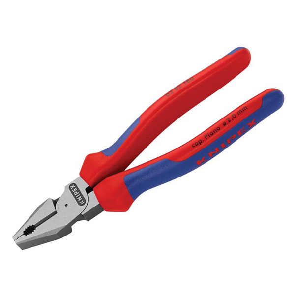 KNIPEX KPX0202180 02 02 180 High Leverage Combination Pliers Comfort Handles 180mm